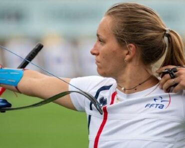 La gendarme Lisa Barbelin, 24 ans, participe à ses deuxièmes Jeux olympiques (photo LB).