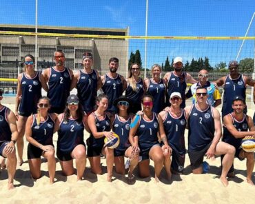 Les équipes masculines et féminines de la Gendarmerie (photo sélection national volley-ball de gendarmerie)