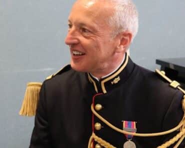 Le capitaine Frédéric Foulquier, chef de la musique de la Garde républicaine.